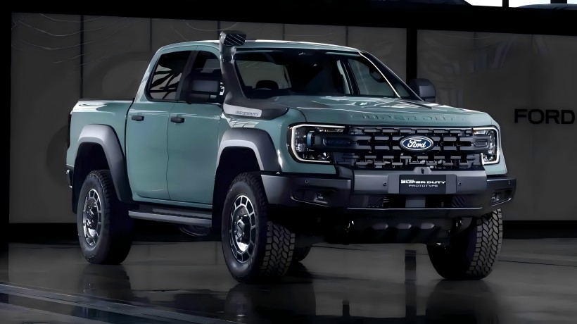 Izboljšana zmogljivost terenske uspešnosti/vleka! Izdane uradne slike Forda Rangerja Super Duty