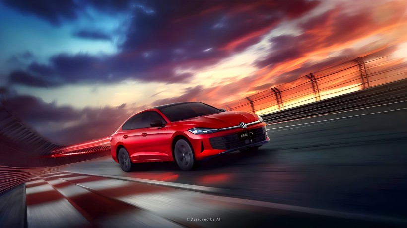 Močnejše športno vzdušje: več upodabljanja novega Volkswagen Lingdu l GTS, opremljenih z motorjem 2.0T